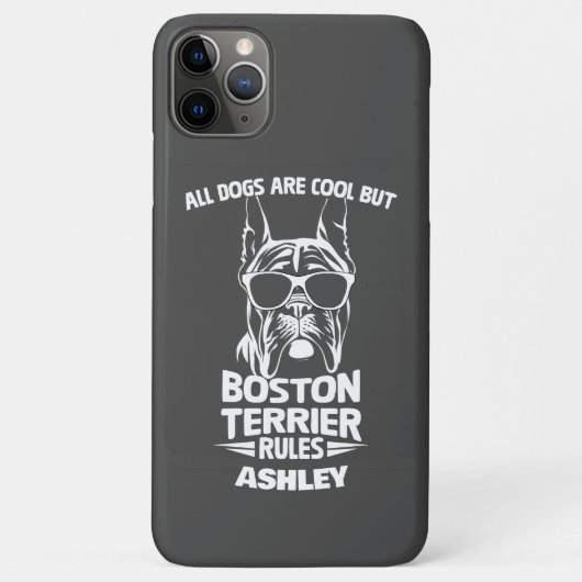 ボストンテリア最高！面白い犬たち全てかっこいいけど Case-Mate iPhoneケース (裏面)