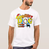 ボストンテリア機敏性ギフト Tシャツ (正面)