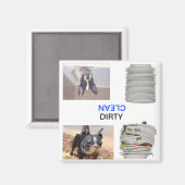 ボストンテリア汚れ/クリーン食器洗浄機マグネット マグネット (正面/裏面)