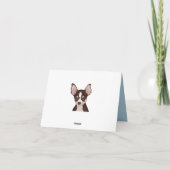 ボストンテリア漫画 カード (裏面)