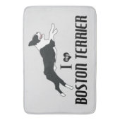 ボストンテリア犬が大好き バスマット (正面縦)