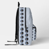 ボストンテリア犬の動物パタパーソナライズされたーン プリントバックパック (左)