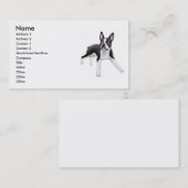 ボストンテリア犬の名刺 名刺 (正面/裏面)