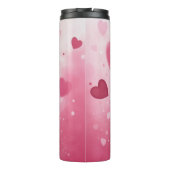 ボストンテリア犬は私のバレンタインデーパーソナライズされたン タンブラー (裏面)