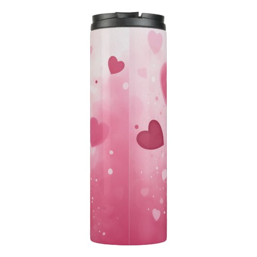 ボストンテリア犬は私のバレンタインデーパーソナライズされたン タンブラー (裏面)