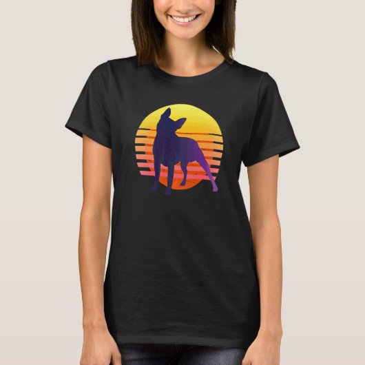 ボストンテリア犬種 45 Tシャツ (正面)