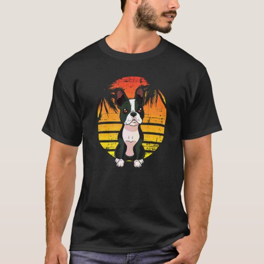 ボストンテリア犬種 88 Tシャツ (正面)