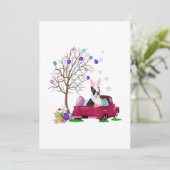 ボストンテリア狩りエッグスツリーヴィンテージトラックイースター セーブザデート (スタンド正面)