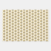 ボストンテリア絵画ズ – かわいいオリジナルドッグアート ラッピングペーパーシート (正面2)