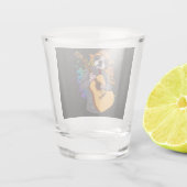 ボストンテリア遊ーのアコースティックギター ショットグラス (裏面)