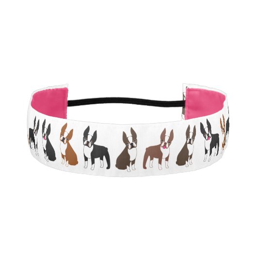 ボストンテリア アスレチックヘッドバンド (正面)