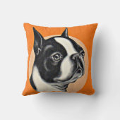 ボストンテリア クッション (裏面)