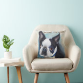 ボストンテリア クッション (椅子)