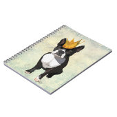 ボストンテリア&クラウン ノートブック (左側)