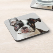 ボストンテリア コースター (左側)