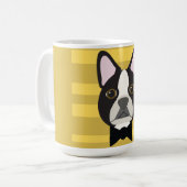 ボストンテリア コーヒーマグカップ (正面左)