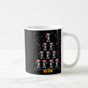 ボストンテリア サンタ帽子 クリスマス ライト メンズ レディース コーヒーマグカップ