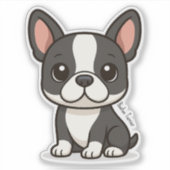 ボストンテリア シール (正面)