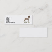 ボストンテリア スキニー名刺 (正面/裏面)