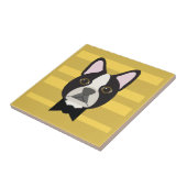 ボストンテリア タイル (側面)