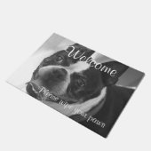 ボストンテリア ドアマット (アングル)