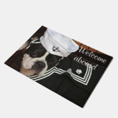 ボストンテリア ドアマット (アングル)