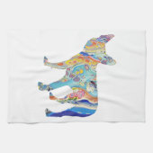 ボストンテリア，ボストンテリア キッチンタオル (横)