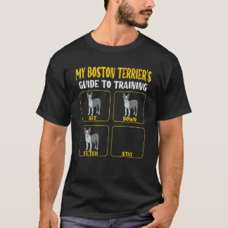 ボストンテリア ボストンテリア 犬の訓練 母の日 Tシャツ