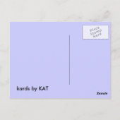 ボストンテリア ポストカード (裏面)