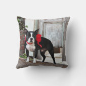 ボストンテリア-マイル クッション (裏面)