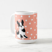 ボストンテリア マグカップ (正面左)