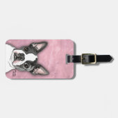 ボストンテリア ラゲッジタグ (正面横)