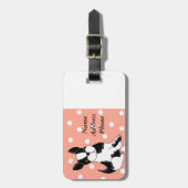 ボストンテリア ラゲッジタグ (正面縦)