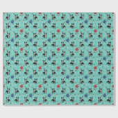 ボストンテリア ラッピングペーパー (フラット)