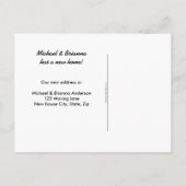 ボストンテリア 新住所 引越のお知らせ 案内ポストカード (裏面)