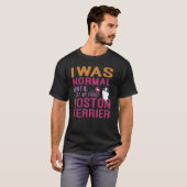 ボストンテリア – 標準 Tシャツ (正面フル)