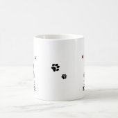 ボストンテリア(白黒)大好き コーヒーマグカップ (中央)