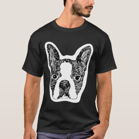 ボストンテリア Tシャツ (正面)