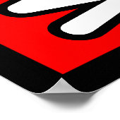 ボストンテリアWOOFポスター ポスター (角)