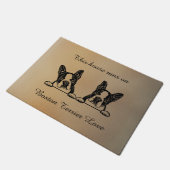 ボストンテ走リアオンラブ ドアマット (アングル)