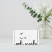 ボストンデスティネーションウェディング座席表 プレイスカード (スタンド正面)