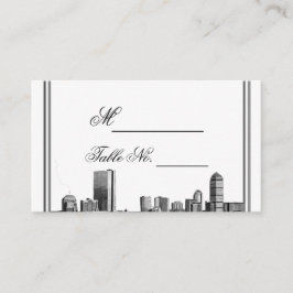 ボストンデスティネーションウェディング座席表 プレイスカード