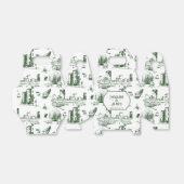 ボストントイレエバーグリーンパーソナライズされたビーフボックス フェイバーボックス (折り畳みなし)