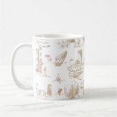 ボストントイレタンアンドホワイト コーヒーマグカップ (左)