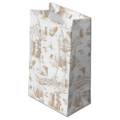 ボストントイレタンアンドホワイト スモールペーパーバッグ (裏面アングル)