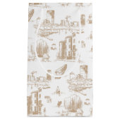 ボストントイレタンアンドホワイト スモールペーパーバッグ (正面)