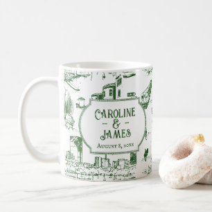 ボストントイレフォレストグリーン結婚ズ コーヒーマグカップ