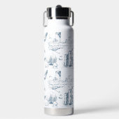 ボストントイレブルー ウォーターボトル (正面)