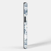 ボストントイレブルー&ホワイトフォンケース Case-Mate iPhoneケース (裏面 / 右)