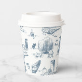 ボストントイレブルー 紙コップ (裏面)